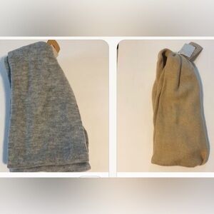 Two New Scarves - Gray and Camel